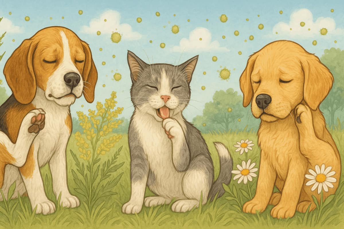 Alergias Sazonais em Pets: Como Identificar e Prevenir Reações Durante o Ano