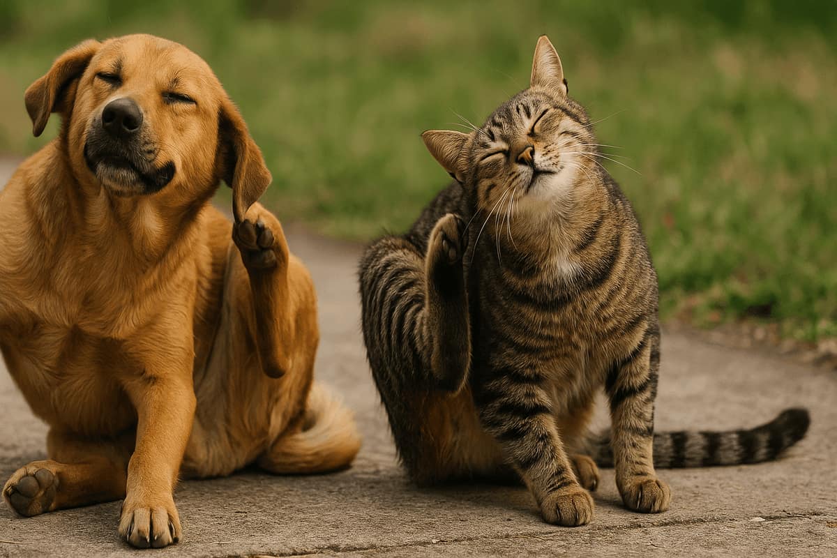 Coceira Excessiva em Cães e Gatos: O Que Está por Trás do Sintoma