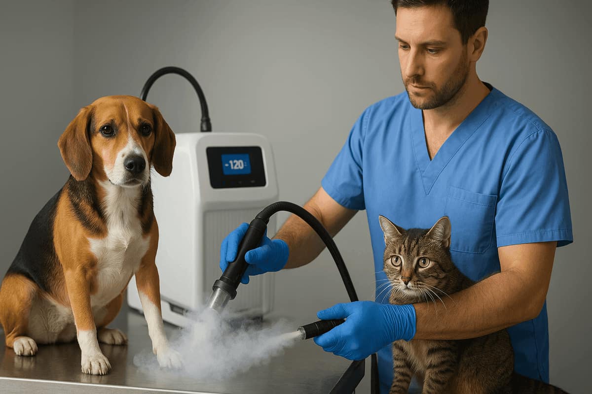 Crioterapia em Cães e Gatos: Como o Tratamento Dermatológico Minimamente Invasivo Revoluciona os Cuidados com a Pele