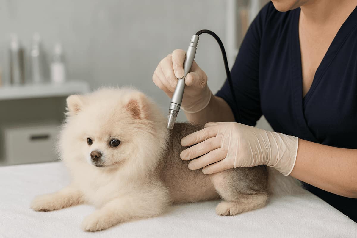 Peeling de Diamante em Cães: Para Que Serve, Benefícios e Quando Indicar o Tratamento Dermatológico